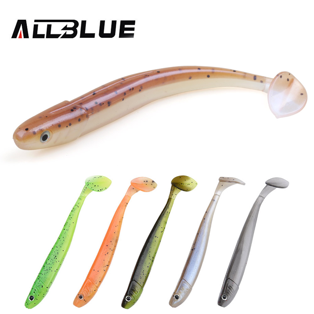 Fishing Lure Soft Plastic - ALLBLUE Yeni Canlı Solucan Yumuşak Yemler