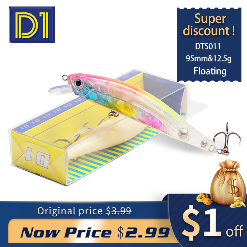 D1 Yüzen Minnow Wobblers Pike  - Fishing Lure Jerkbait incelemesi ve fiyatı